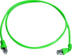 Kabel LAN Telegärtner L00001A0156, 1 szt., RJ45, CAT 6a, S/FTP, 2.00 m, zielony