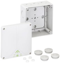 Puszka instalacyjna Spelsberg Abox-i 100-leer, IP65, (D x S x W) 140 x 140 x 79 mm, szary, 1 szt.