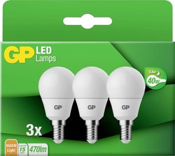 Żarówka LED GP Batteries GPMGLE14STD854C3 E14 5.6 W = 40 W 470 lm ciepła biel 3 szt.