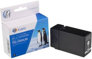 G&G Tusz Zamiennik Canon PGI-1500BK XL Czarny  atrament G&G NP-C-1500XLBK 1C1500B, 1 szt.