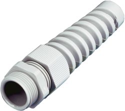 Dławnica kablowa SKVS PG 9 RAL 9005 z odciążnikiem (reduktorem naprężeń), z ochroną zagięcia PG9  poliamid czarny Wiska 10061872 1 szt.