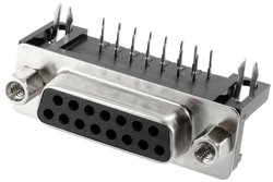 Listwa żeńska D-Sub Connfly DS1037-15FNAKT74-0CC, rzędy: 2, styki: 15, 1 szt.