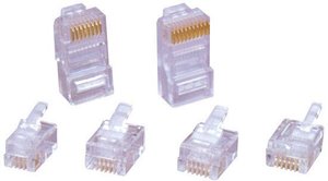 Złącze męskie RJ TRU COMPONENTS Western 7712840, RJ45, CAT 3, CAT 5, piny:8P8C, 1 szt.
