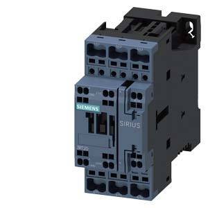 Stycznik, AC-3, 32 A/15 kW/400V, 3-biegunowy, DC 24V, 1NO+1NC, połączenie sprężynowe Stycznik Siemens 3RT2027-2BB40 3RT20272BB40, 3 styki, 690 V/AC, 1 szt.