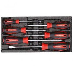 Zestaw wkrętaków w 1/3 module piankowym 1/3, 6-częściowy Zestaw wkrętaków Gedore RED R22150013 3301712