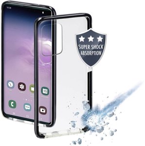 Hama Protector Cover Samsung Galaxy S20 Ultra 5G przeźroczysty, czarny Ładowarka indukcyjna