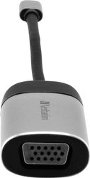 adapter USB-C Verbatim 49145 49145, [1x złącze męskie USB-C - 1x złącze żeńskie VGA]