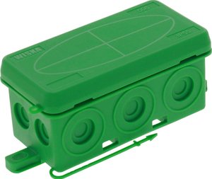 Skrzynka przyłączeniowa Wiska KA 006 GN, IP55, (D x S x W) 86 x 44 x 41 mm, zielony, 1 szt.