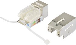 Moduł do zabudowy RJ45 Keystone CAT 6 Renkforce KS10 Moduł RJ45 CAT 6 Renkforce  Keystone
