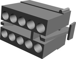 Obudowa złącza pin żeńskiego na kabel TE Connectivity 1-480285-0 1-480285-0, wire-to-wire, piny: 10, 1 szt.