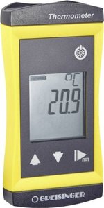 Precyzyjny termometr sekundowy, uniwersalny z sondą powierzchniową G 1200-GOF400, -65 ... +1200 °C Termometr typu K Greisinger G1200-GOF400-CO 483364, -65 - +1200 °C