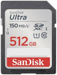 Karta pamięci SDXC SanDisk SDSDUNC-512G-GN6IN, 512 GB, UHS-Class 1, 150 MB/s