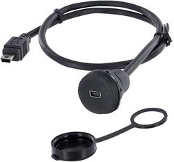 Złącze męskie USB encitech 1310-1021-02, 1.00 m, 1 szt.