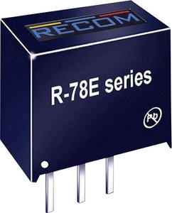 Przetwornica DC/DC, do PCB RECOM R-78E5.0-1.0 R-78E5.0-1.0, SIP-3, 5 W, 5 V, 1 A, 1 szt.
