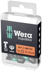 Bit Torx T 25 Wera  05057625001 D 6.3 10 szt.