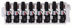 Zestaw bitów do wkrętarek Impact Control, 8 sztuk, z T25, 25 mm  Bosch Accessories 2608522381 2608522381  25 mm