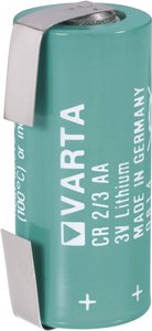 Bateria CR 2/3 AA LF Varta 6237LF, 3 V, 1350 mAh, litowe, U-końcówka do lutowania, 1 szt.