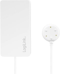 Inteligentny czujnik wycieku wody Wi-Fi, kompatybilny z Tuya Detektor wody LogiLink SH0114, SH0114