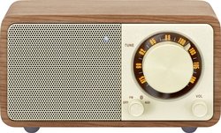 Radio Sangean WR-7 Genuine Mini UKW wielokrotne ładowanie orzech włoski