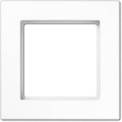 Jung AC581BFWW Rama 1-krotnie nietłukąca biel alpejska Jung AC581BFWW śnieżnobiały