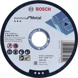 Tarcza tnąca prosta Bosch Accessories Standard for Metal 2608619770 230 mm 1 szt.