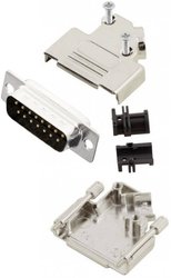 Zestaw listew męskich D-Sub MH Connectors MHD45ZK15-DM15P-K, rzędy: 2, styki: 15, 45 °, 1 szt.