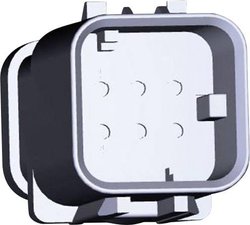 Obudowa złącza pin męskiego na kabel TE Connectivity AMPSEAL16 776537-1, automotive, piny: 6, 13 A, 1 szt.