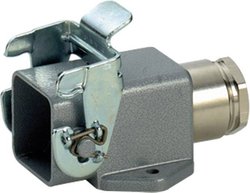 Obudowa gniazda cokołowa, metalowa, 1 klamra, 1 wejście kablowe, z dławnicą seria H-A 3 Obudowa podstawowa M20 EPIC® H-A 3 LAPP 19424500 1 szt.