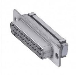 Złącze żeńskie D-Sub Deltron Connectors DTS 25 SFC/2, rzędy: 2, styki: 25, 180 °, 1 szt.