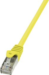 Kabel LAN LogiLink CP1037S, 1 szt., RJ45, CAT 5e, F/UTP, 1.00 m, żółty