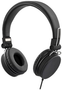 Zestaw słuchawkowy On Ear STREETZ HL-W200 HL-W200 Stereo czarny