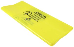 Worki na odpady antystatyczne w kolorze żółtym Worki na śmieci ESD    Antistat 091-0036