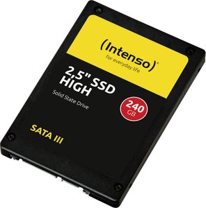 Dysk SSD wewnętrzny, 2,5'' (6,35 cm) 240 GB Intenso High Performance SATA 6 Gb/s Produkt nowy