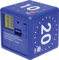 Timer TFA Dostmann CUBE cyfrowy niebieski
