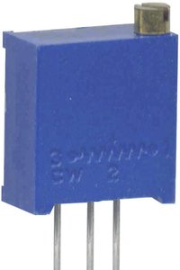 Potencjometr wieloobrotowy Weltron WEL3296-W-104-LF, 9mm 100K, 10% 0.5W 3296W