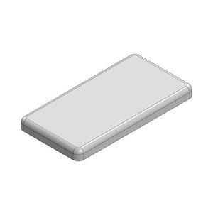 32,1 x 16,6 x 2,5 mm, jednoczęściowa, ciągniona bezszwowo osłona RF/osłona EMI (CRS) Obudowa ekranowana Masach TECH EMI/RFI-Abschirmung MS321-10S, 1 szt.
