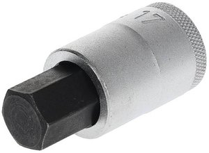 Zestaw wkrętaków w 19 17 - GEDORE 1/2'', wewnętrzny 17-kątny 6 mm Nasadka trzpieniowa 17 mm Gedore IN 19 17 6154040  1 szt.