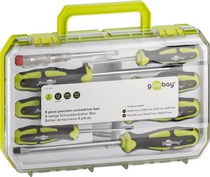 8-częściowy zestaw wkrętaków Goobay