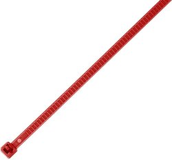 Opaski wielokrotnego użytku LR55 (L x B) 195 x 4.7 mm LR55R-PA66-RD-Q1 Kolor producenta: czerwony HellermannTyton 115-00003 25 szt.