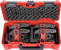 Standardowy zestaw szczęk zaciskowych M15 - 18 - 22 - 28 mm  Rothenberger 015062X 1 szt.