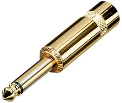 Złącze męskie jack 6,35 mm Rean AV NYS224AG NYS224AG, złącze męskie, 1 szt.