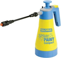 Opryskiwacz ciśnieniowy Spray &amp, Paint Compact - 1,25 l rozpylacz do farby/opryskiwacz do oleju Opryskiwacz ciśnieniowy Gloria Haus und Garten Spray&Paint Compact