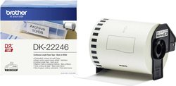 Etykiety do drukarek etykiet Brother DK22246, 103 mm x 30.48 m, Etykiety wysyłkowe, Etykieta uniwersalna, biały