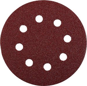 Ściernice QUICK-STICK, WOOD &amp, METAL, elektrokorund, Ø 125 mm, perforowane, ziarnistość 240 Tarcza szlifierska kwb 541924 20 szt.
