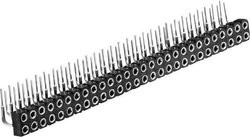 Listwa pinowa precyzyjna, W & P Products 257-040-4-50-00-6 RM: 2,0 mm