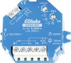 Eltako 61100001 Przełącznik przepięciowy ESR61NP, 2000 W, 10 A