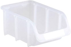 Skrzynka magazynowa Hünersdorff 672700 (S x W x G) 165 x 100 x 75 mm przeźroczysty 1 szt.