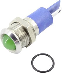 Lampka sygnalizacyjna LED TRU COMPONENTS TC-92106c38 1605978, 150 mcd, 24 V DC/AC, 12 mm