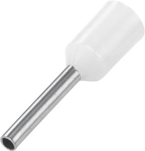 Końcówka rurkowa TE Connectivity 966067-2 966067-2, Izolowane częściowo, 0.50 mm²  x 8 mm, 500 szt.