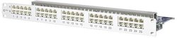 Metz Connect  130886-E  50 Portów  Patchpanel  CAT 3  1 U Patchpanel Metz Connect 130886-E, 50 Portów, 483 mm (19''), 1 U